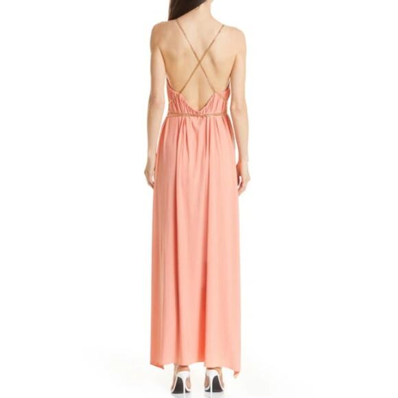 New ~ RAMY BROOK ~ Deco Rose Ryder Chain Trim Dress Size M - Picture 2 of 11